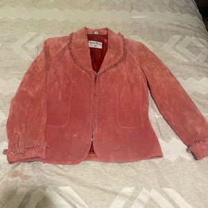 Womens vintage suede jacket